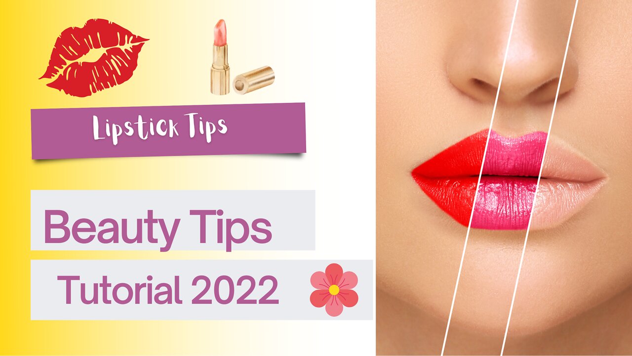 🌺Lipstick Tips Beauty Tips Tutorial 2022