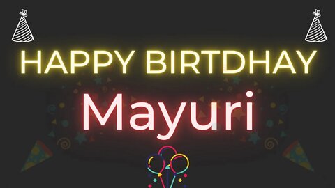 Happy Birthday to Mayuri - Birthday Wish From Birthday Bash