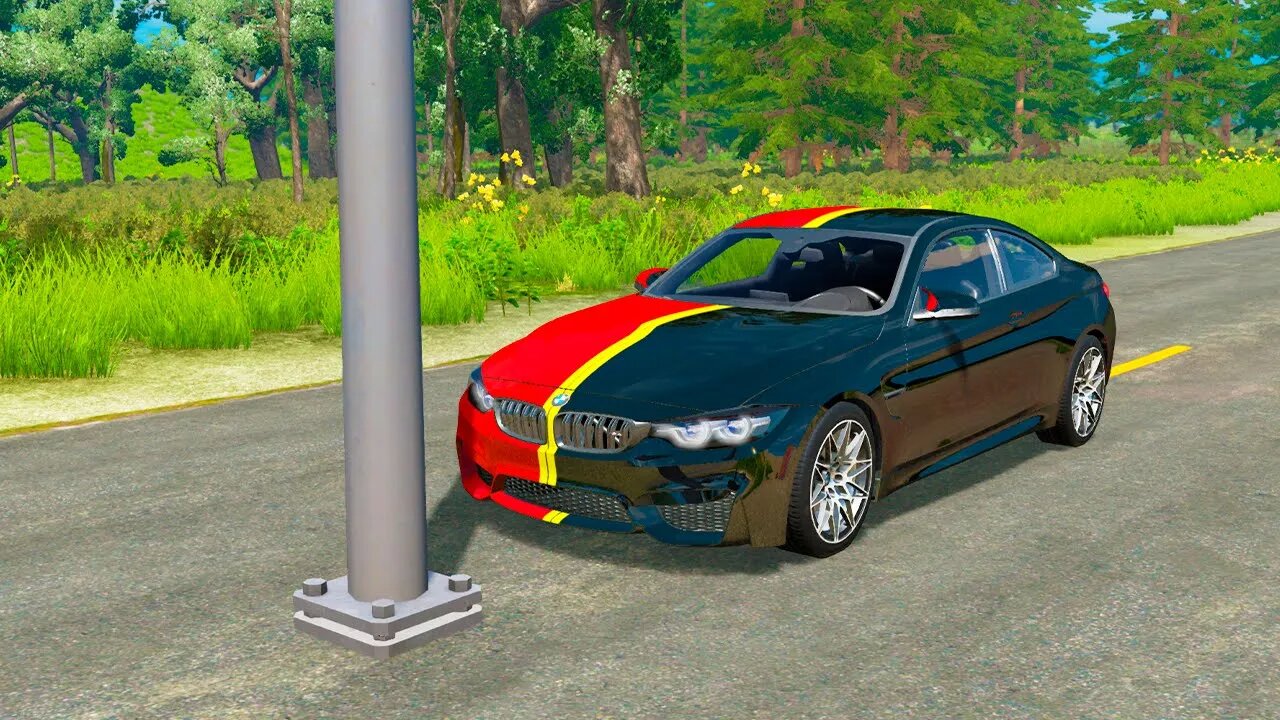 BMW M4 VS Pillar – BeamNG.Drive