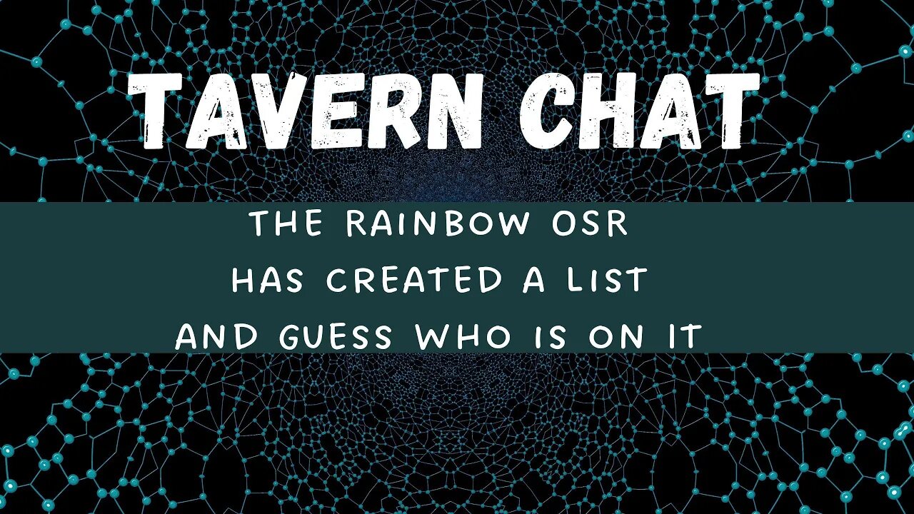 The Rainbow OSR Has Created a List and Guess Who is on It ;P