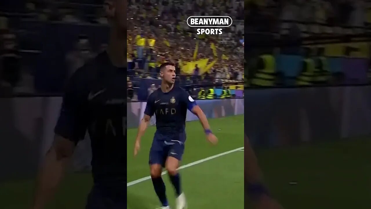 Cristiano Ronaldo does traditional Saudi dance goal celebration! 🕺🏻