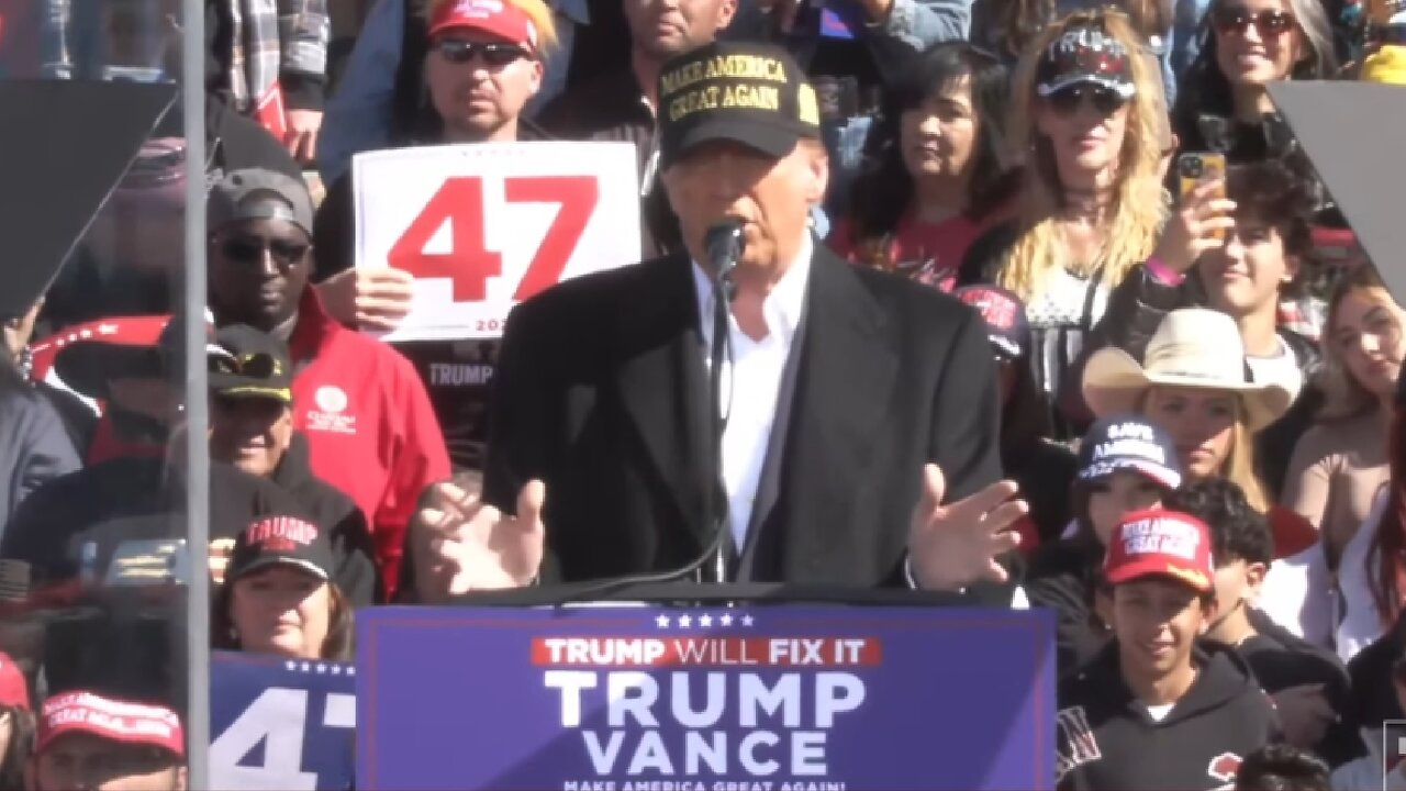LIVE ~ President Donald Trump Speaks a at Rally in Albuquerque, New Mexico ~ October 31 2024