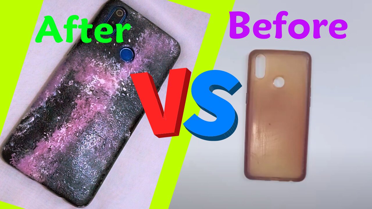 Easy and beautiful drawing that changes the shape of the mobile cover in less than 3 minutes |