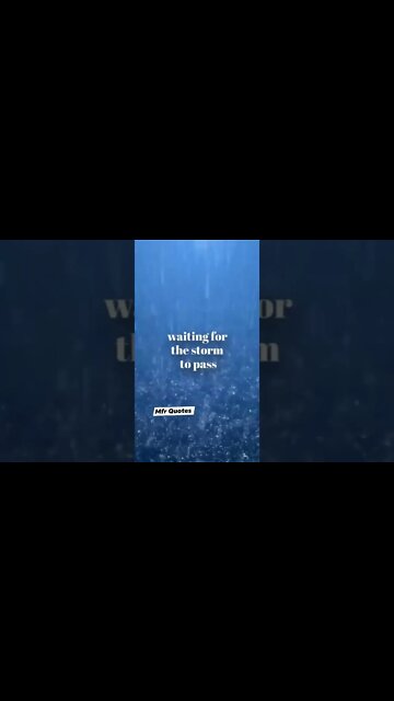 waiting for the storm Quotes in English