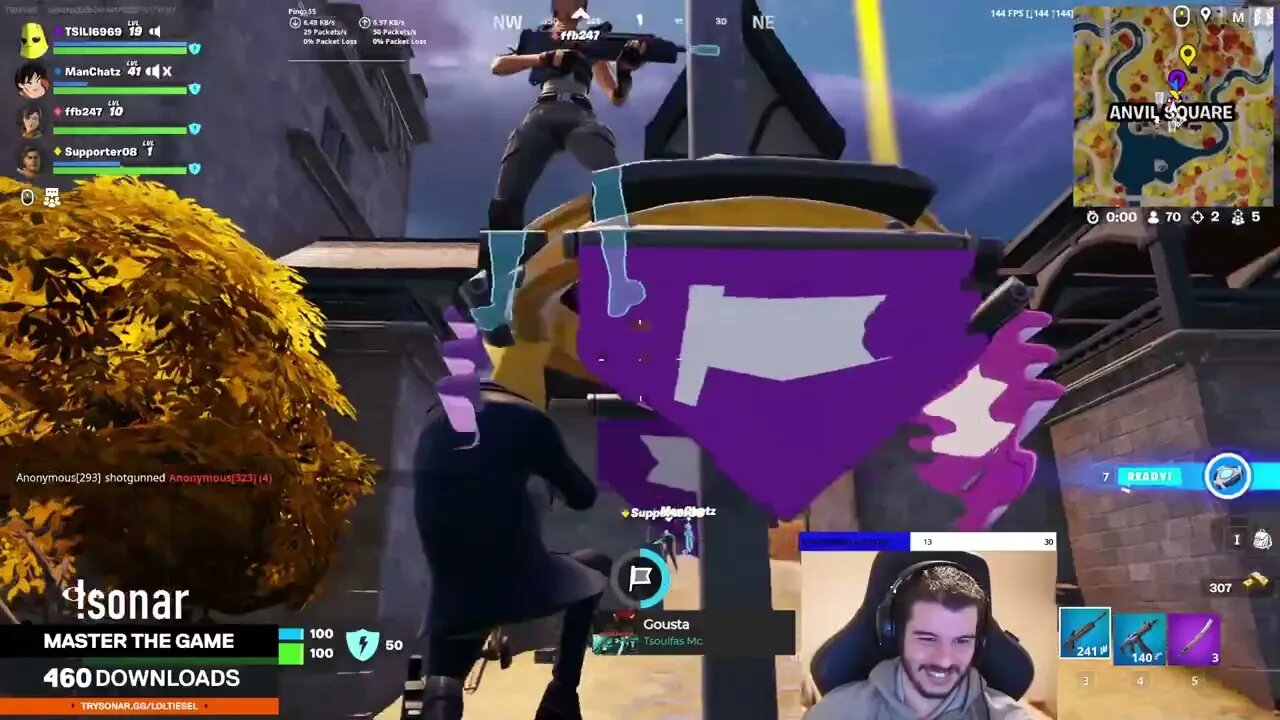 LOLTiesel - Τρελό squad στο Fortnite