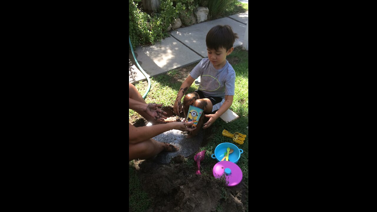 Mud pie preparation