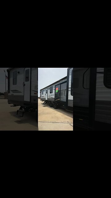 HUGE travel trailer with 2 bedrooms and MASSIVE living room! Sportsmen 364BH by KZ #shorts #rv