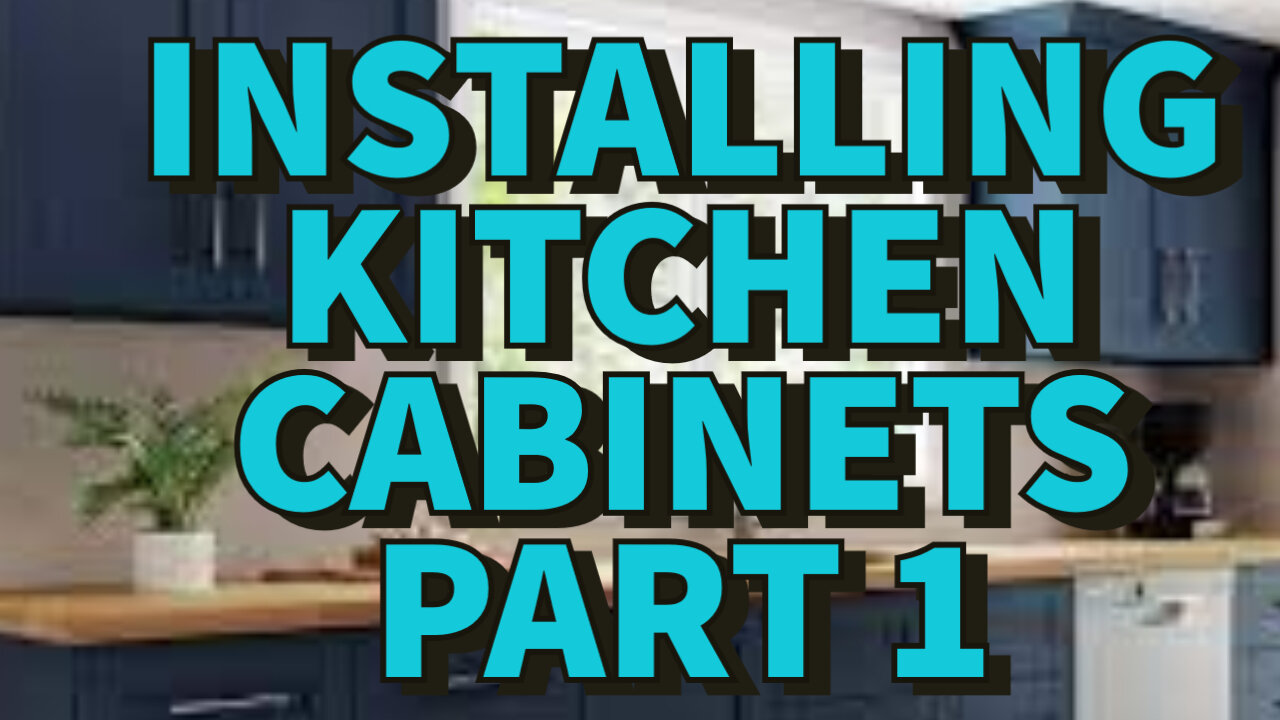 Installing kitchen cabinets part 1#subscribe #jamesofalltrades #hardwork #diy #homestead #family