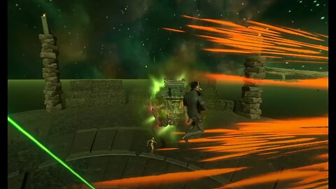 Hellsweeper VR - 1st Boss (Deceit) - recorded in 3rd person - PCVR
