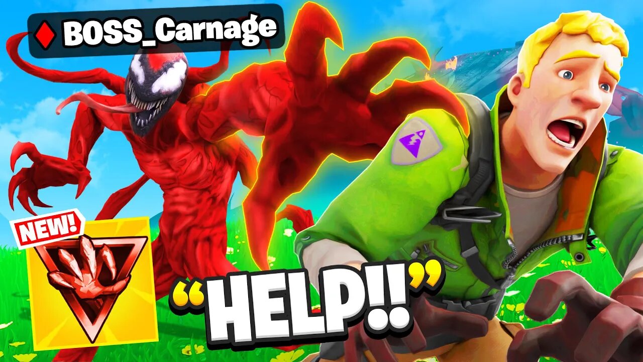 I Pretended To Be BOSS Carnage.. (Fortnite Season 8)