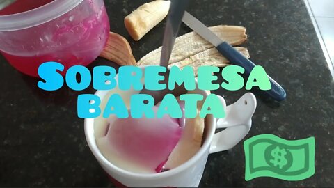 Sobremesa de pobre no Brasil / poor people's dessert in Brazil