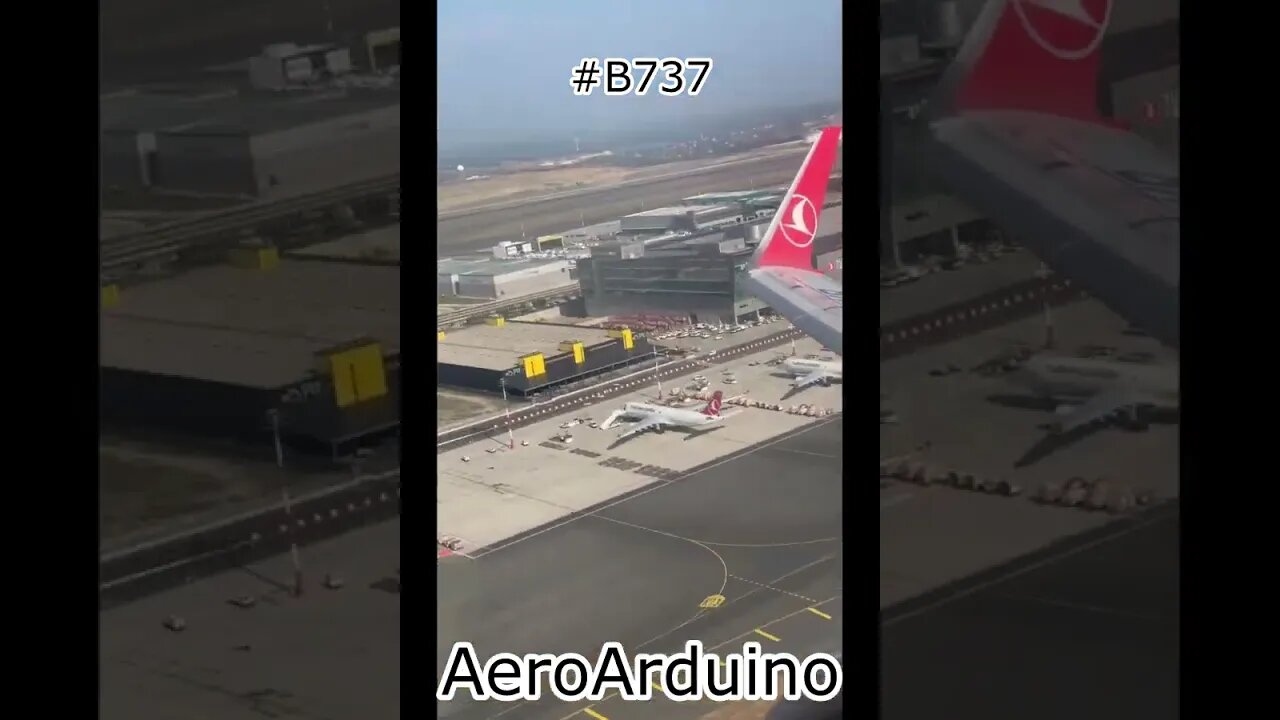 Watch Turkish #Boeing #B737 Takeoff #Aviation #Fly #AeroArduino