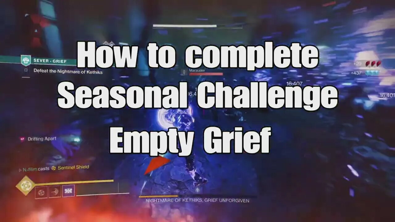 Destiny 2 - How to complete the seasonal challenge Empty Grief