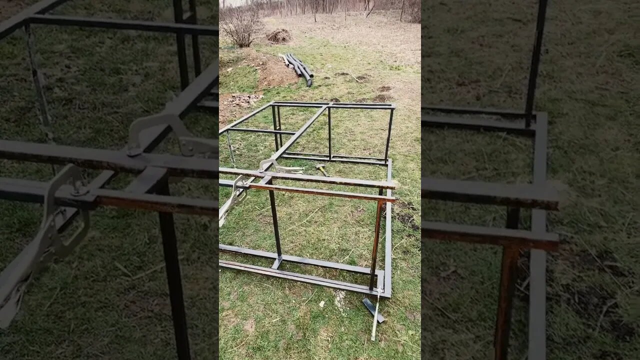 Free Chicken Tractor?! Up Cycle Farming! #diy #howto #offgrid #shorts