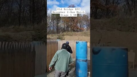 Old Bridge RPC November 2-Gun Match Stage 5 UN #unloadshowclear