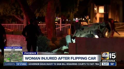 Woman rolls car near 48th Street and Elliot overnight