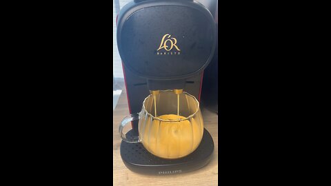 Homemade hot frothy coffee drinks in Autumn