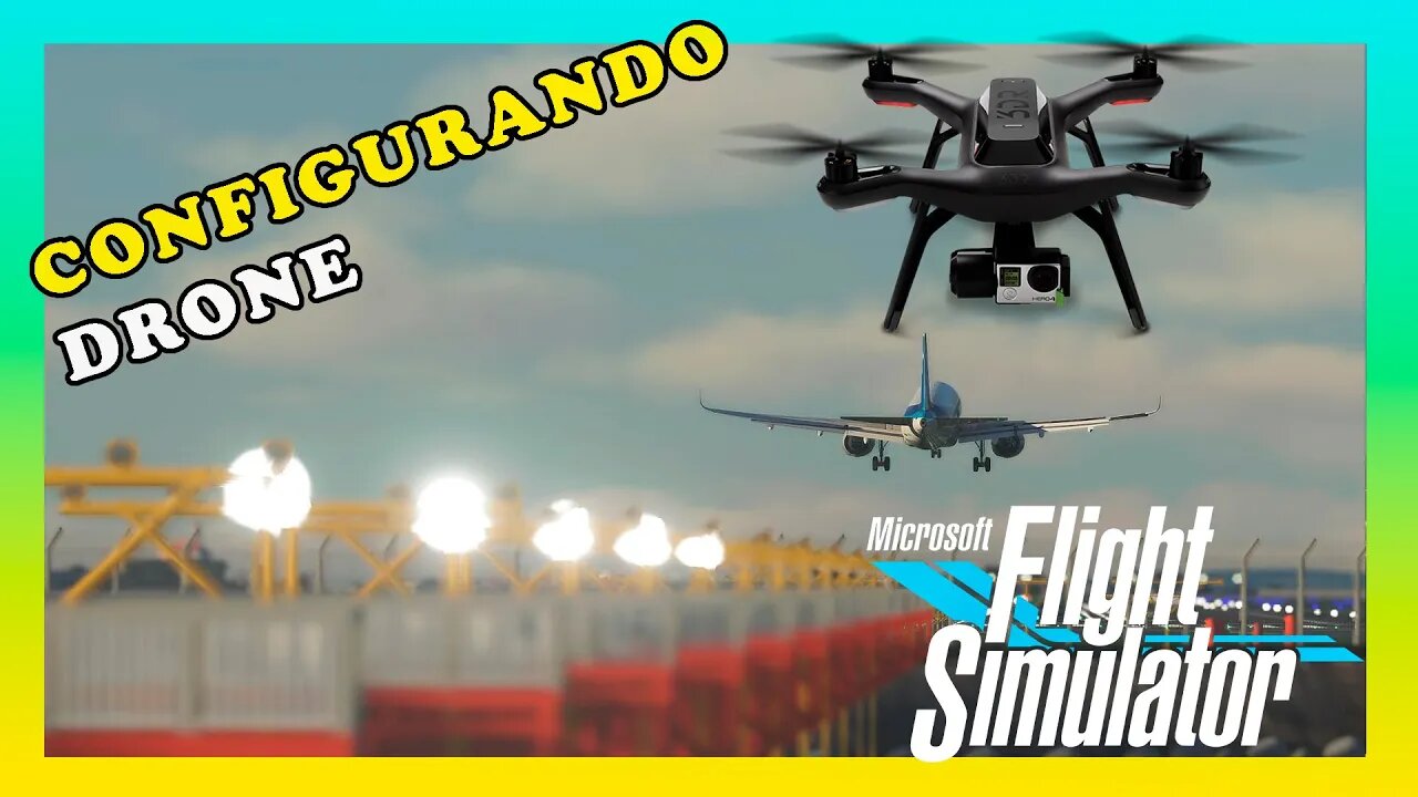 CÂMERA DO DRONE (MICROSOFT FLIGHT SIMULATOR)