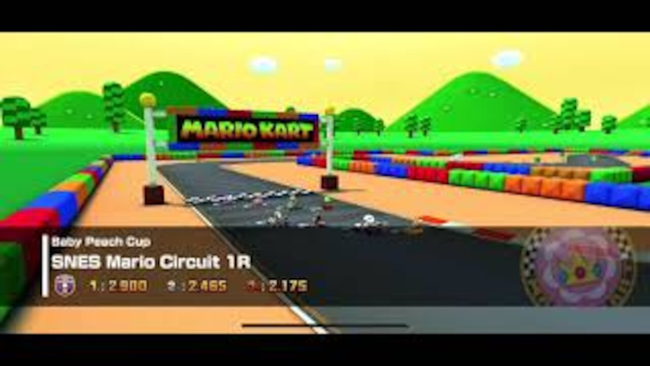 Mario Kart Tour - SNES Mario Circuit 1R Gameplay