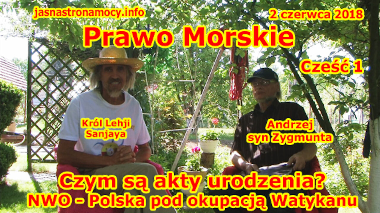 PRAWO MORSKIE - Czym są akty urodzenia NWO - Polska pod okupacją Watykanu. CZĘŚĆ 1