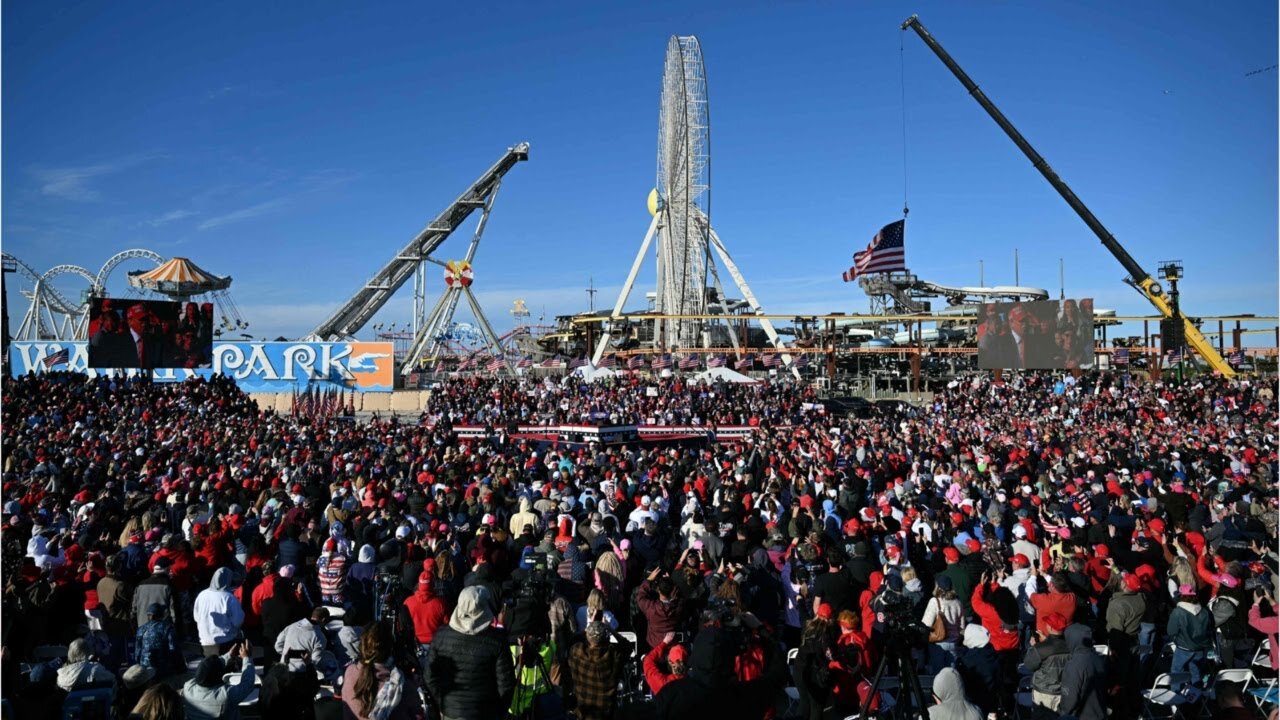 Joe Biden should be 'concerned' as nearly 100,000 attend Donald Trump's rally