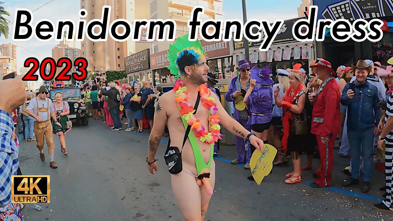 Benidorm spain 🇪🇸 FANCY DRESS 2023: The BIGGEST in history? Benidorm strip