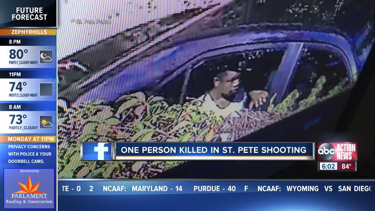 St. Pete Police investigating fatal shooting, no suspect in custody