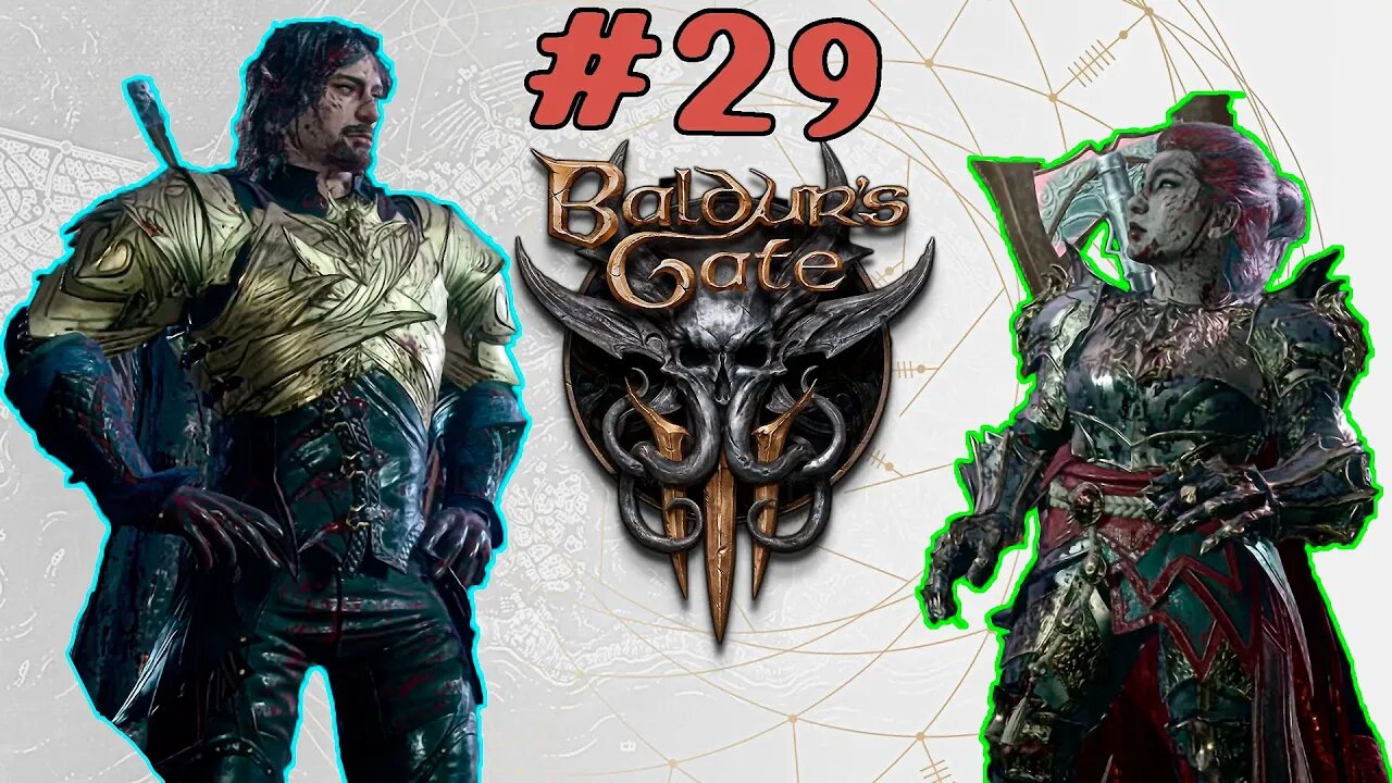 Борьба с тенями на кладбище, Рафаил отстань от нас! #Часть #029 Baldur's Gate 3 кооп прохождение