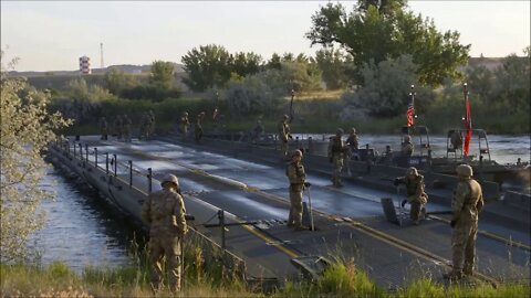 Improved Ribbon Bridge Crossing at Camp Gurnsey #Shorts