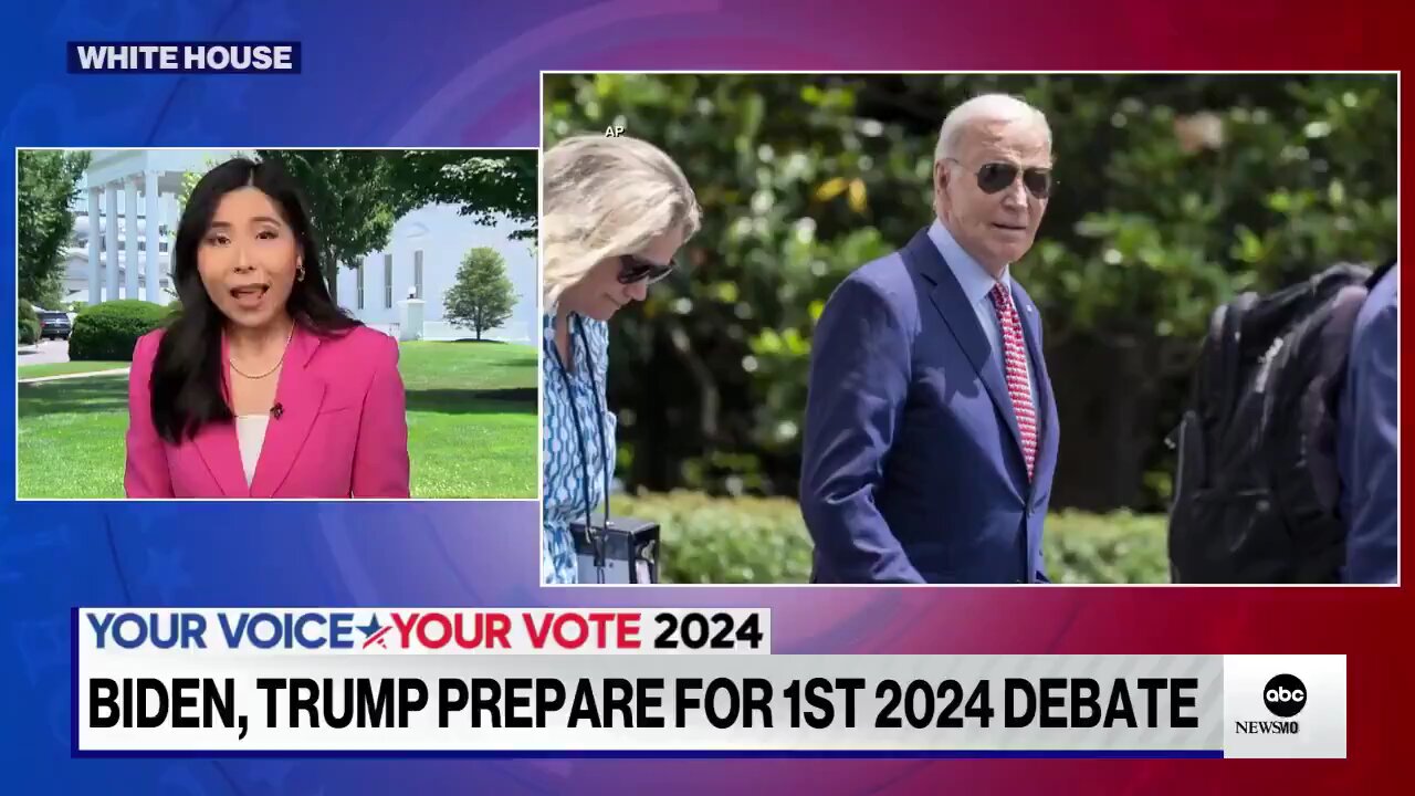 Part of Biden's "debate prep" includes rehearsing standing for 90 straight minutes