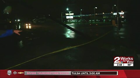 Chris DiMaria reports on potential tornado in Broken Arrow