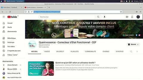 Chaîne CEF : Have a look!