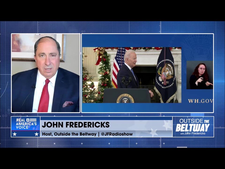 John Fredericks Calls Out Biden on His Build Back Better Outburst During Press Conference