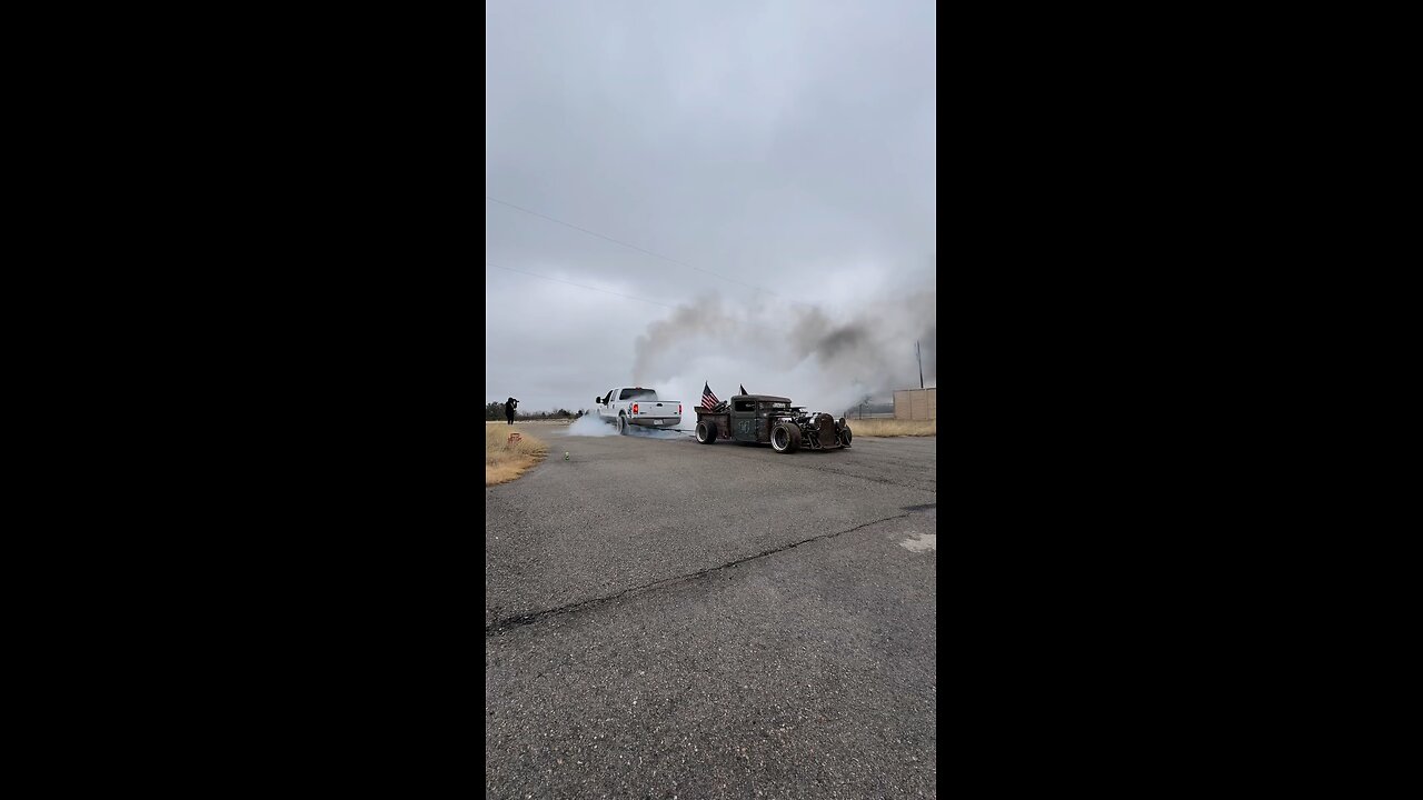 Insane Truck tug-of-war