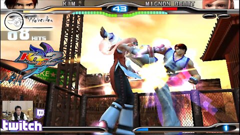 (PS2) KOF Maximum Impact 2 - 30 - Kim Kaphwan - Lv Maniac