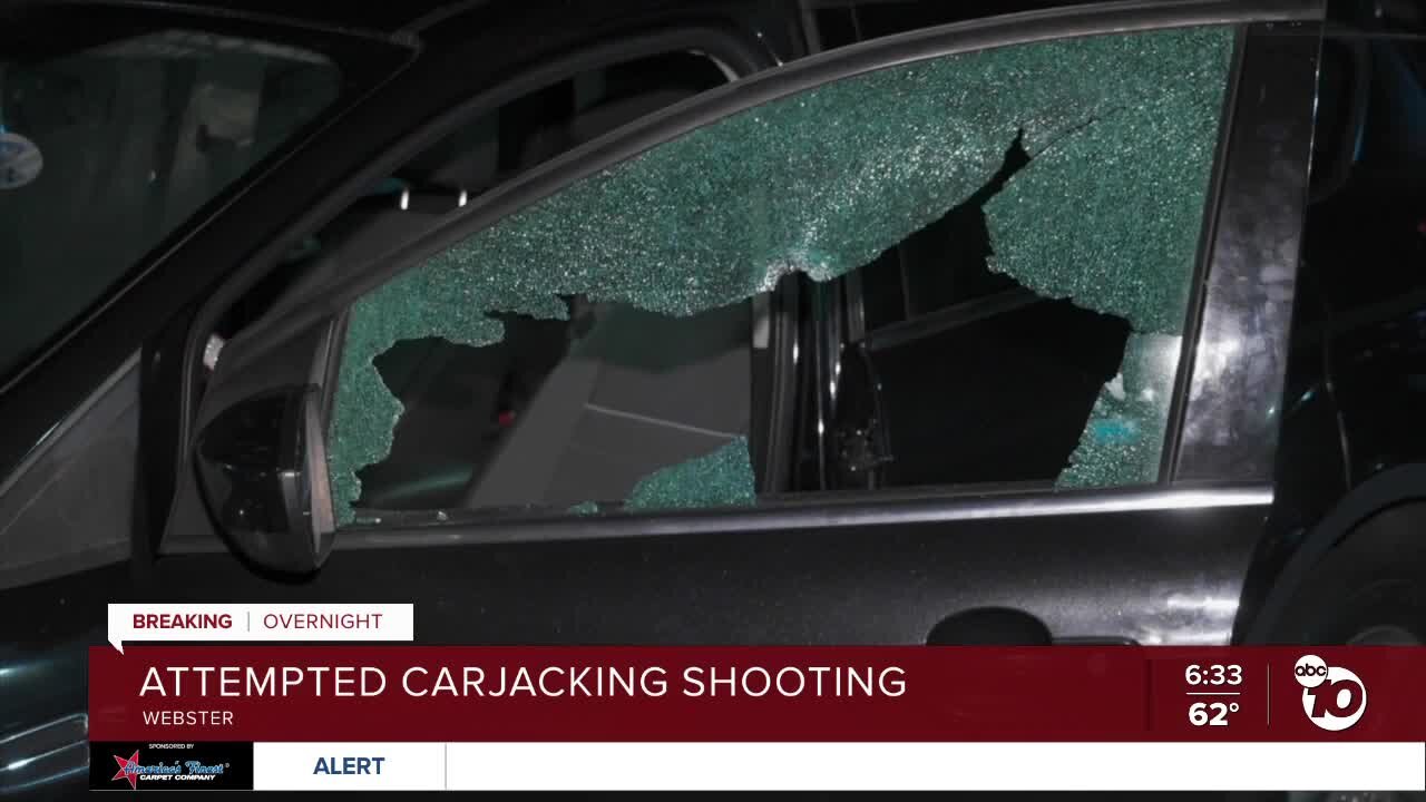 Shots fired during attempted carjacking