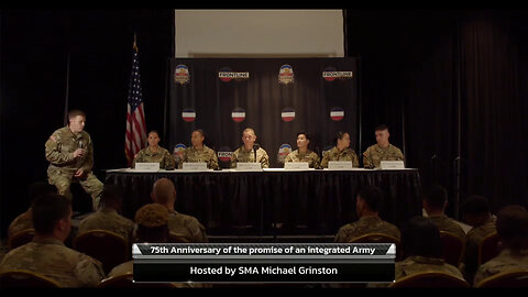 75th Anniversary of the Promise of an Integrated U.S. Army with SMA Grinston