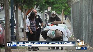 City reaches out to offer services to homeless