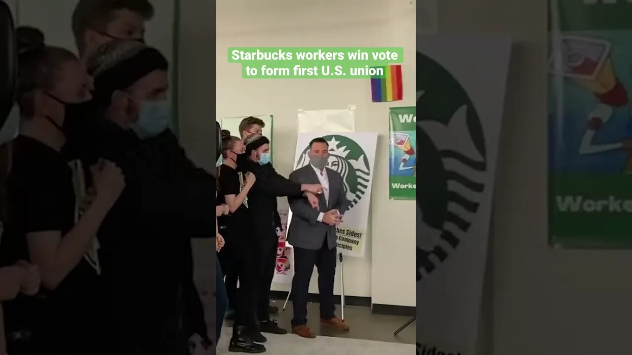 HISTORIC: Starbucks Workers in Buffalo Win Vote to Form First U.S. Union