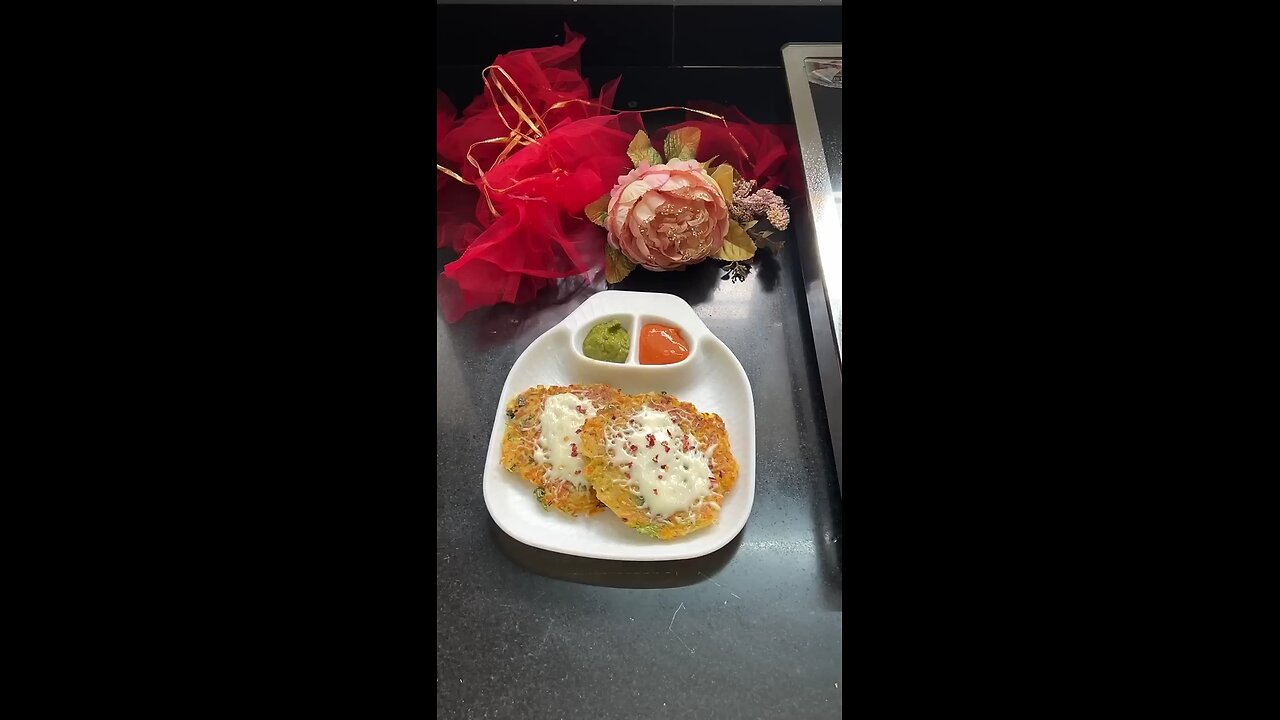 very tasty loaded with vegs and cheesy chilla recipe