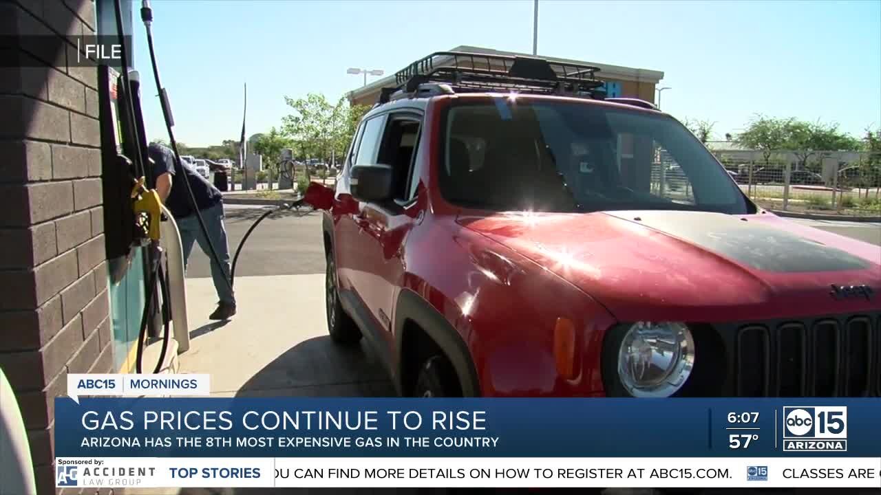 Gas prices continue to rise across the country