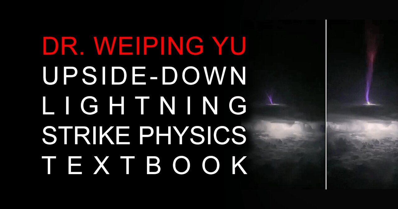 Upside-Down Lightning Strike Physics Textbook