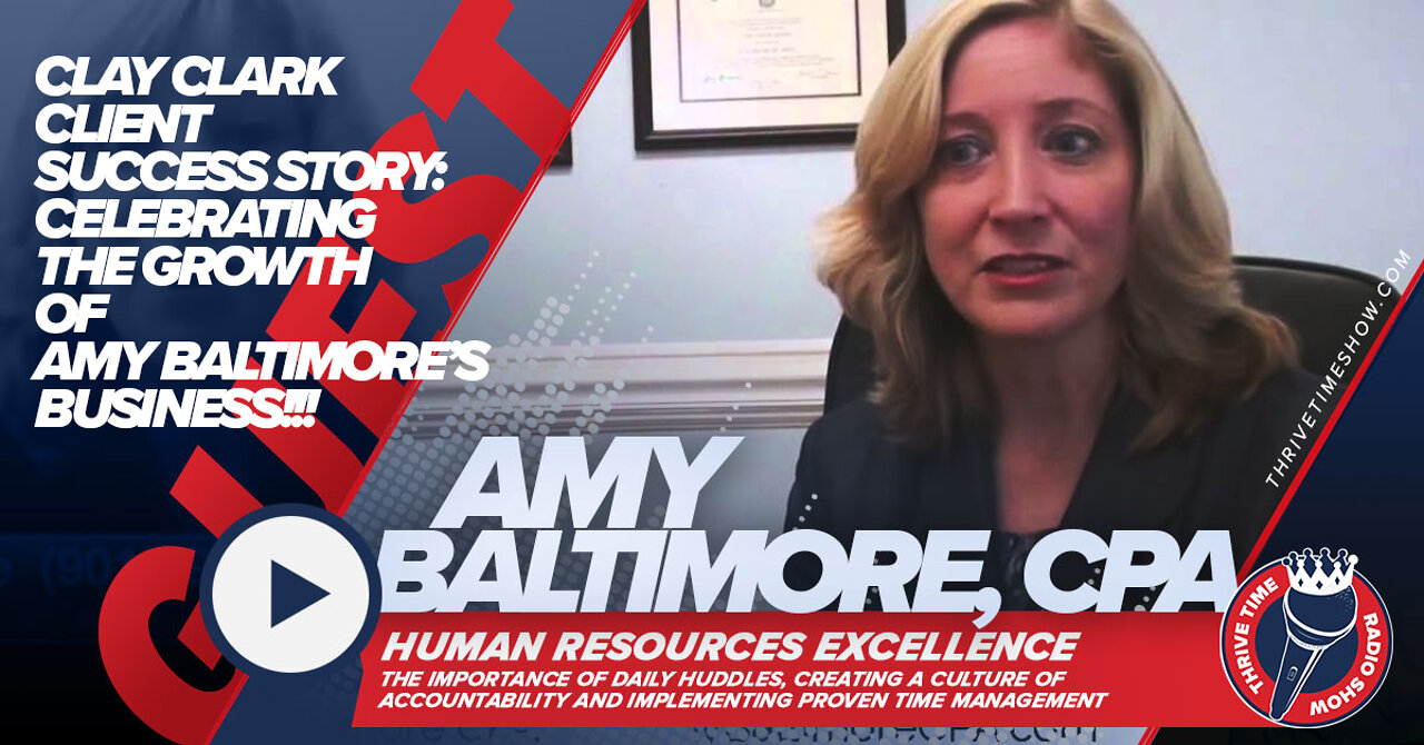 Business Growth | Amy Baltimore | The Amy Baltimore Shares How Implementing Clay Clark's Success Strategies and Systems Has Improved Her Business and Life