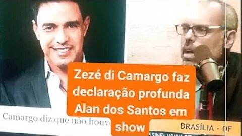 Zezé di Camargo faz declaração a blogueiro bolsonarista Alan dos Santos que está foragido do Brasil