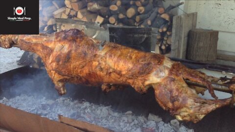 Grillend lamb