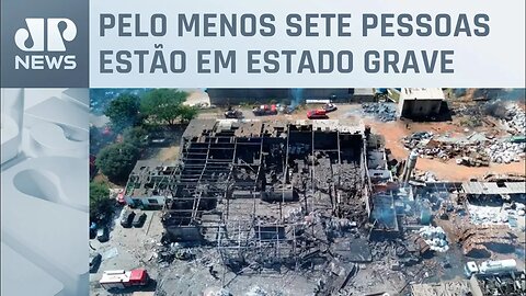 Membro da defesa civil explica acidente da explosão em empresa metalúrgica