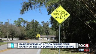 Parents demand action on bus stop safety