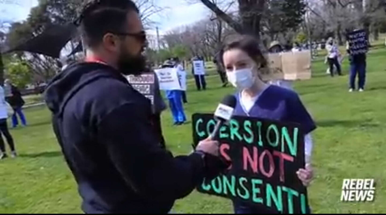 HEROES TO ZEROS: Police remove healthcare workers from protest