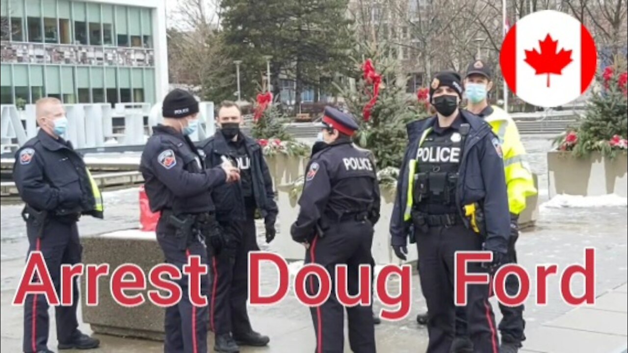 Evidence to arrest Doug Ford ( and Lt. Governor.
