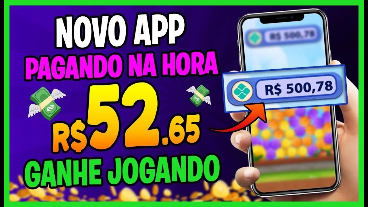 [Ganhe Por Minuto🤑] Novo APP de JOGO que GANHA DINHEIRO de VERDADE no PIX e PAYPAL